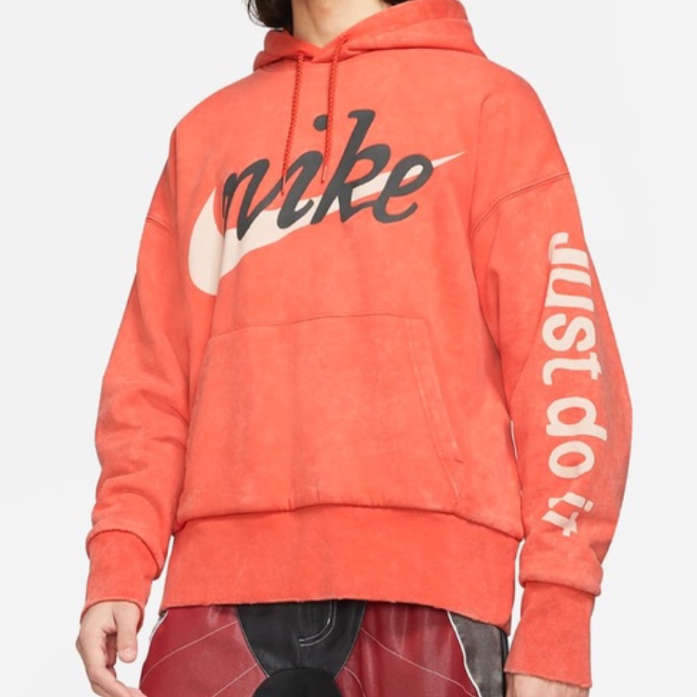 CPFM CACTUS PLANT FLEA MARKET X NIKE ORANGE SHOEBOX HOODIE SIZE LARGE NEW